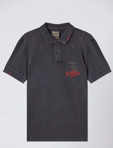 Футболка с воротом поло