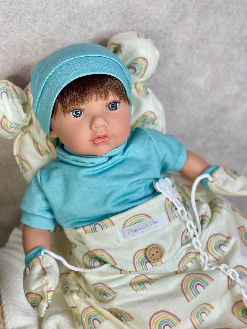 Кукла Marina and Pau 45cм TEO мягконабивная (M898K)