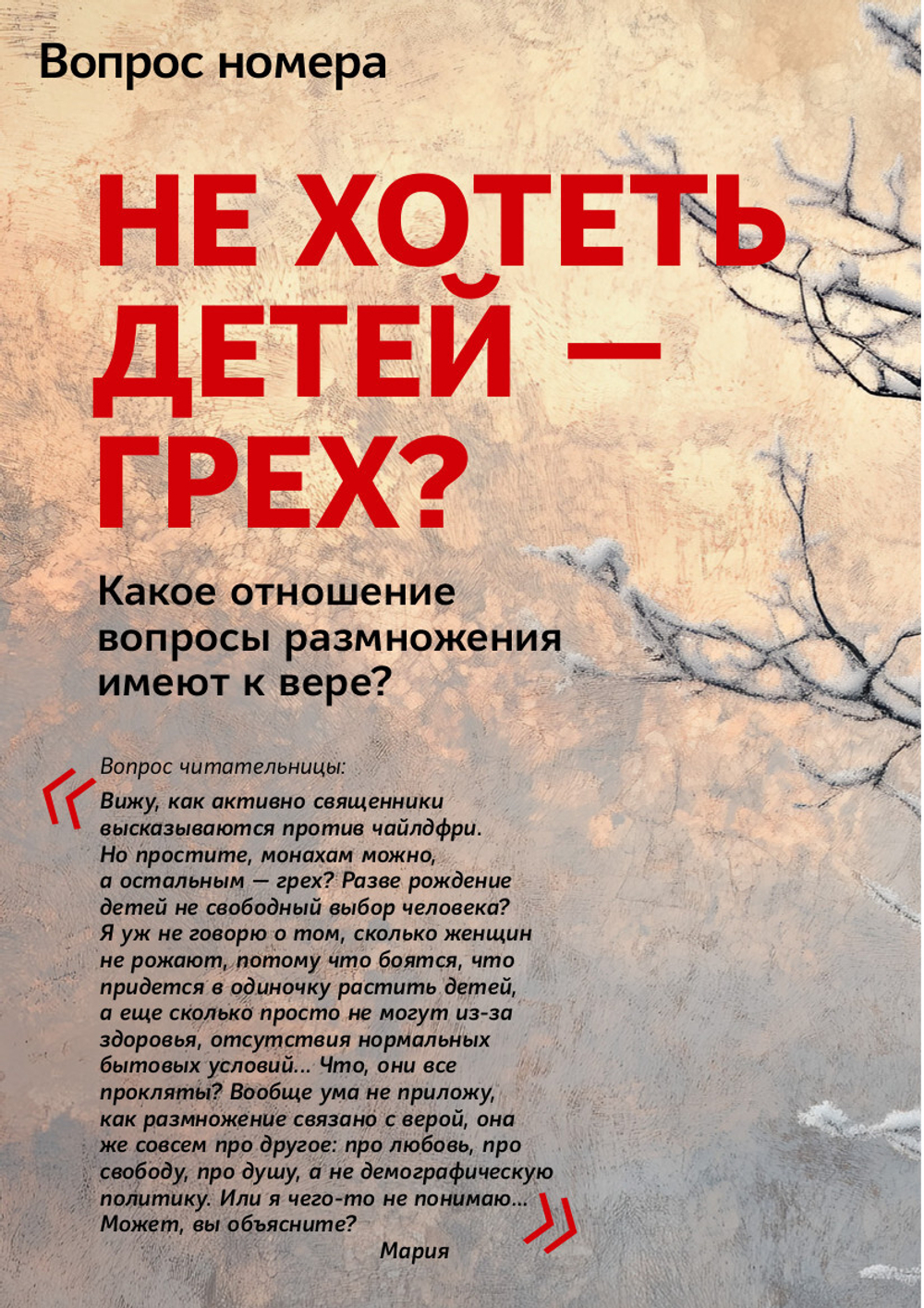 Журнал «Фома» № 12 (260) декабрь 2024 г.