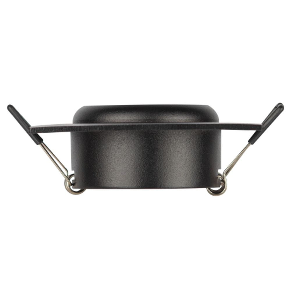 Светильник встраиваемый алюминиевый ЭРА KL110 BK под лампу MR16 GU5.3 черный матовый