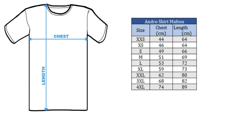 Andro T-Shirt Malton black/yellow