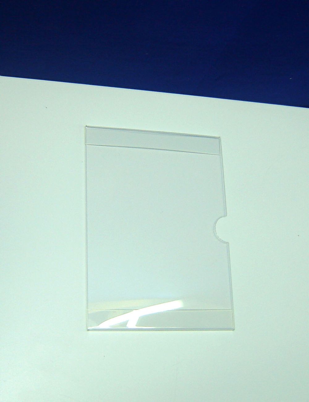 Карман информационный вертикальный №2 А6 без скотча