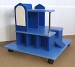 Игровой стеллаж "Гараж" на колесах