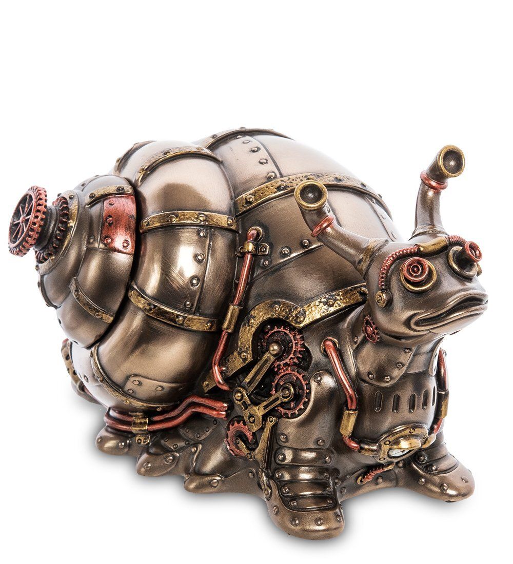 Veronese WS-1060 Статуэтка-шкатулка в стиле Стимпанк «Улитка»