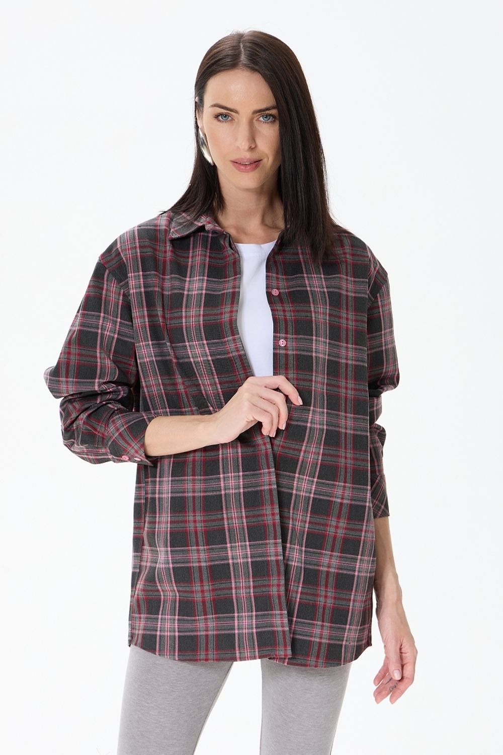 Леггинсы серые