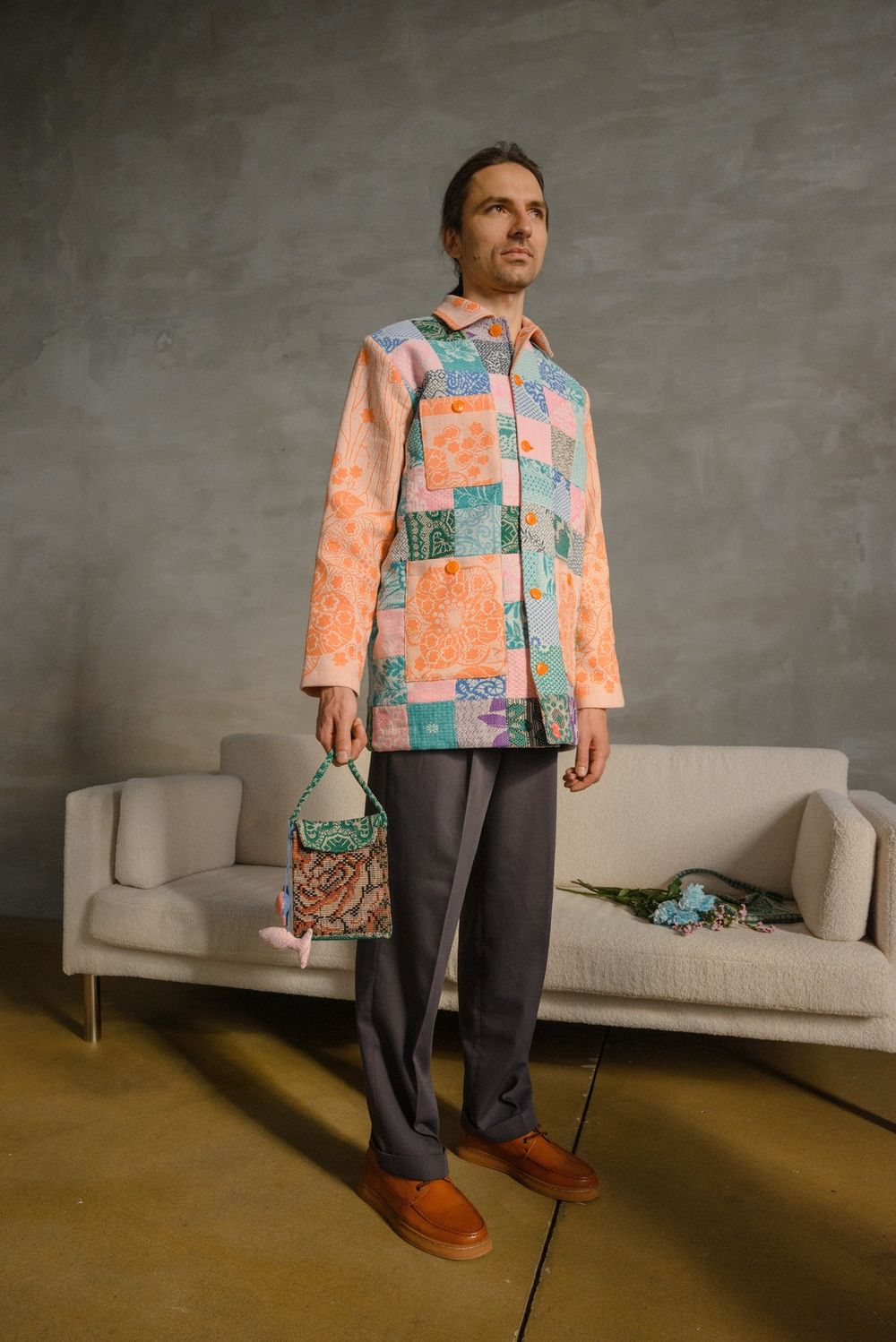 Купить Куртка Soeurs с Оранжевыми Пуговицами/Orange Buttons Jacket оранжевая Куртка Soeurs с Оранжевыми Пуговицами/Orange Buttons Jacket оранжевая