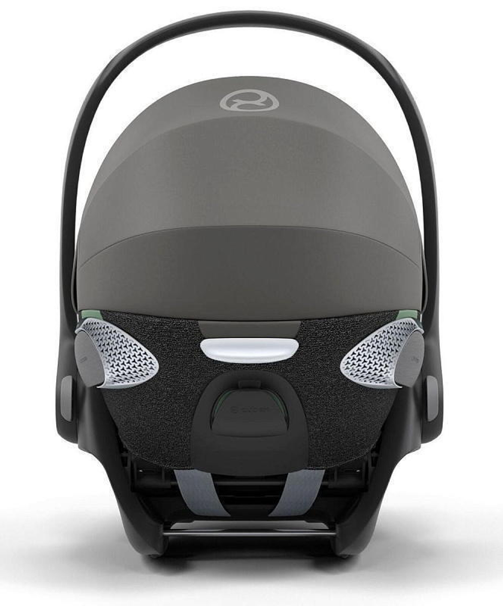 Коляска 3 в 1 Cybex Priam IV Matt Black complete и автокресло Cloud T i-Size Mirage Grey Off White