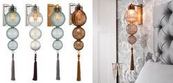 Бра Heathfield Lighting - Medina Wall Brass/Blue By Imperiumloft
