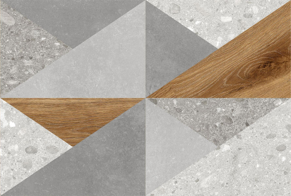 Плитка облицовочная Vision светло-серый 40*27 декор 9VI0164M