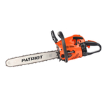 Пила цепная бензиновая PATRIOT PT 5220 Imperial, 52сс, 3,4 л.с, шина 20", цепь 0,325" ; 0,058"/1,5mm ; 76 звеньев; металлические крышки стартера и сцепления