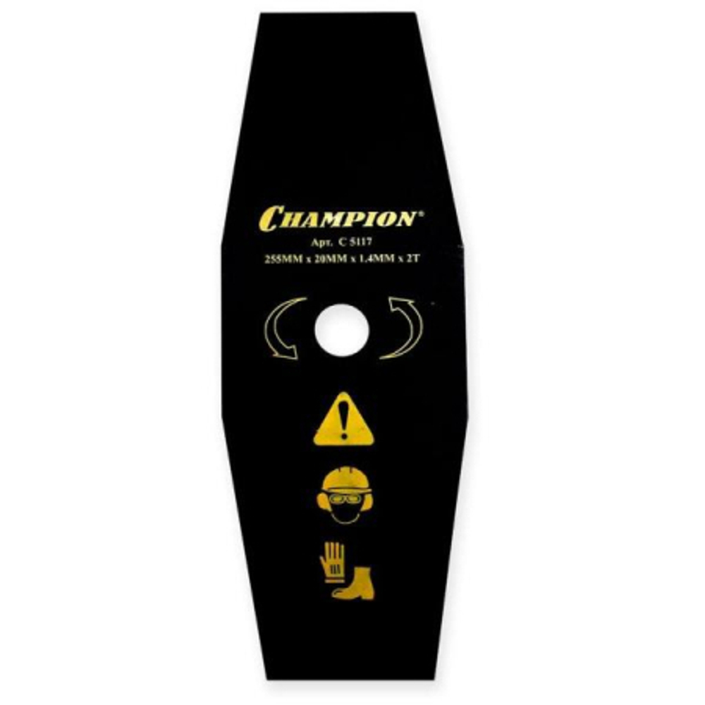 Нож CHAMPION 2-х зубчатый d=255*20mm   C5117