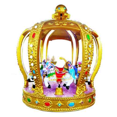 Детская электрическая карусель «Золотая корона», 8 мест