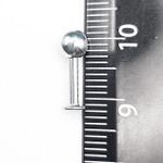 Лабрет для пирсинга 8 мм с шариком 5 мм, толщиной 1,6 мм. Медицинская сталь