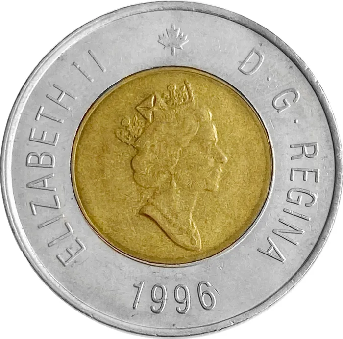 2 доллара 1996 Канада XF