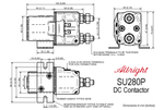 Контактор Albright SU280B-1080P 80V 350A