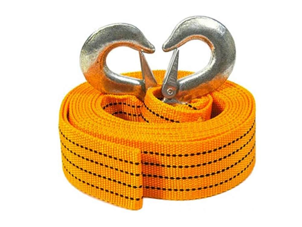 Трос буксировочный 3т с крюками длина 6м