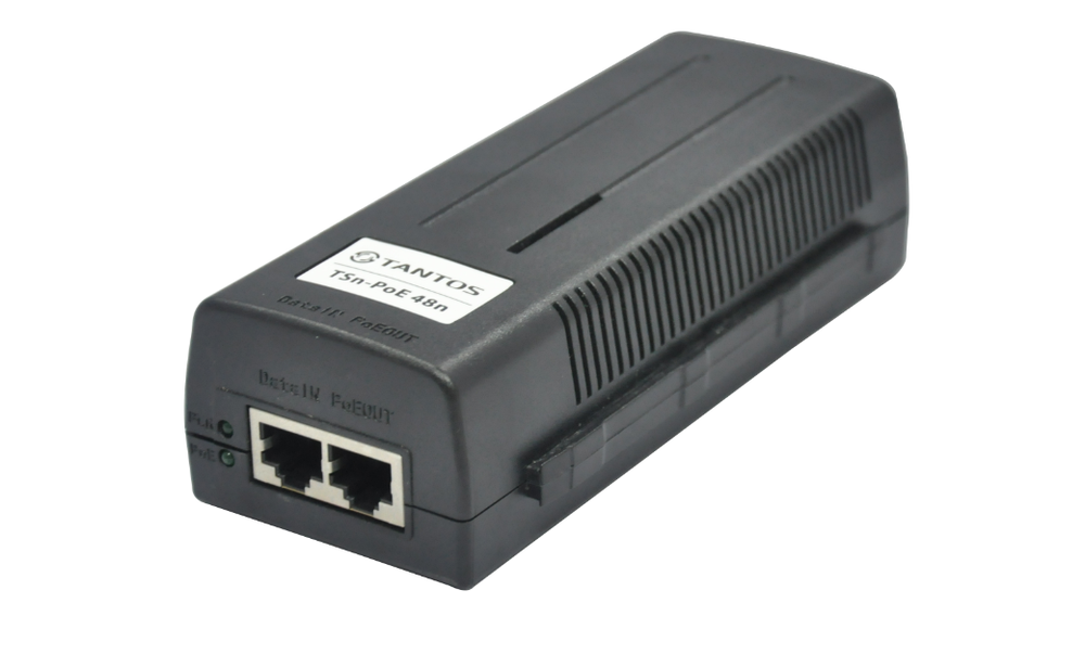 TSn-PoE48G - PoE-инжектор 10/100/1000Мбит/с 802.3af/at/bt до 60Вт
