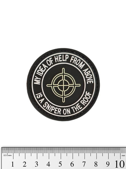 Шеврон My idea of help from above PVC