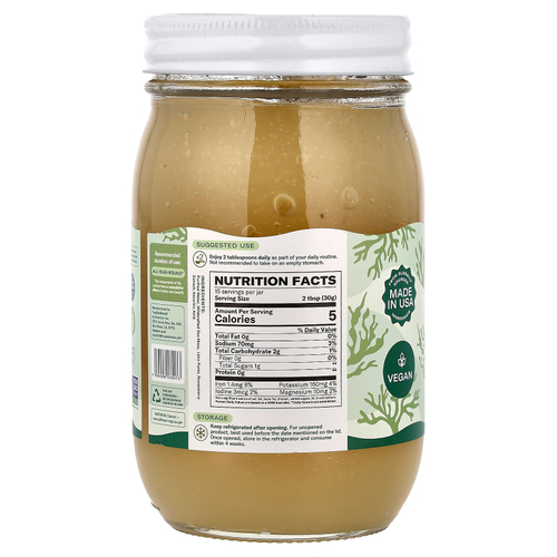 True Sea Moss, гель с дикорастущим морским мхом, 473 мл (16 жидк. унций)