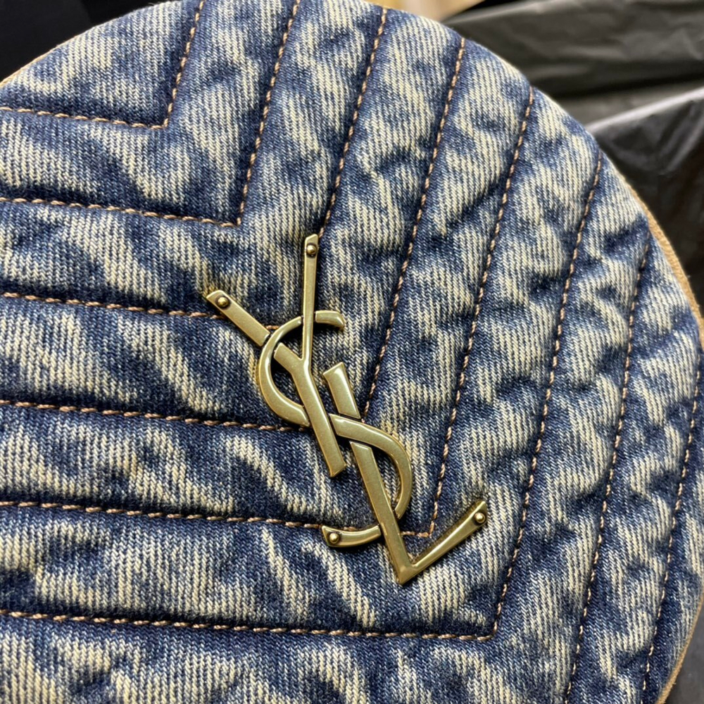 Saint Laurent Vinyle Round Camera Bag