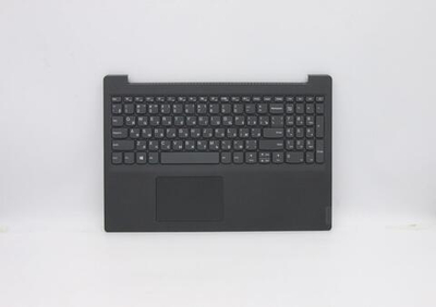 Верхняя панель с клавиатурой (топкейс) для ноутбука Lenovo V15-IGL 82C3 раскладка - русская, без подсветки, черная (5CB0Z20941), оригинал