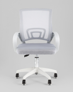 Кресло офисное TopChairs Simple SN серый пластик белый