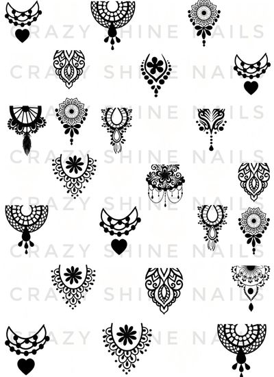 Слайдер-дизайн Crazy Shine Nails: Узоры