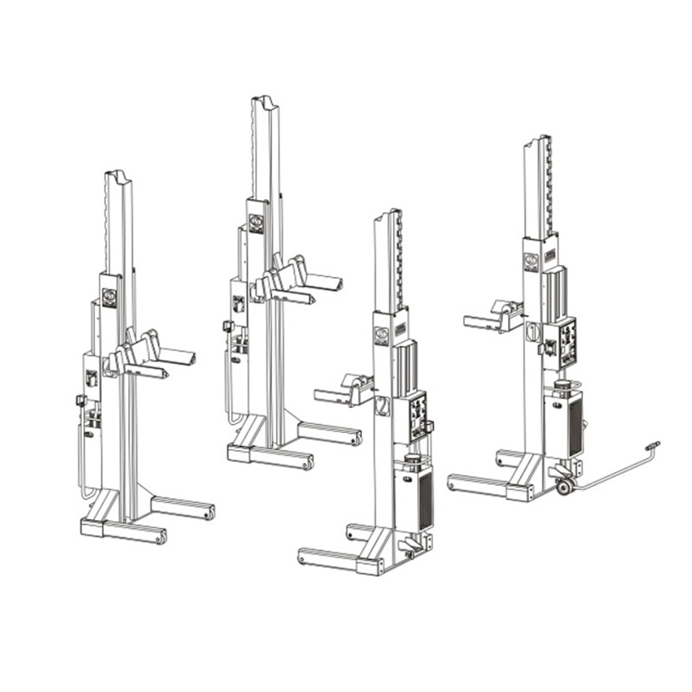 Подъемник гаражный передвижной г/п 30 тонн, 4 стойки SIVIK ПГП-30000