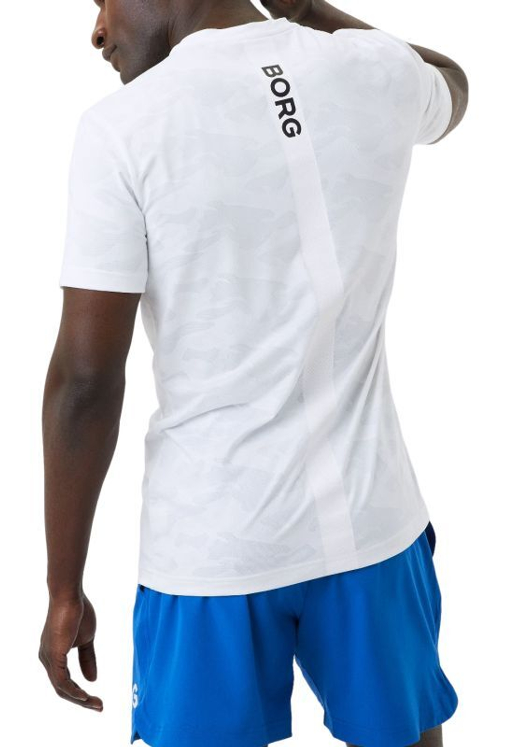 Мужская теннисная футболка Björn Borg Borg Performance T-shirt - brilliant white