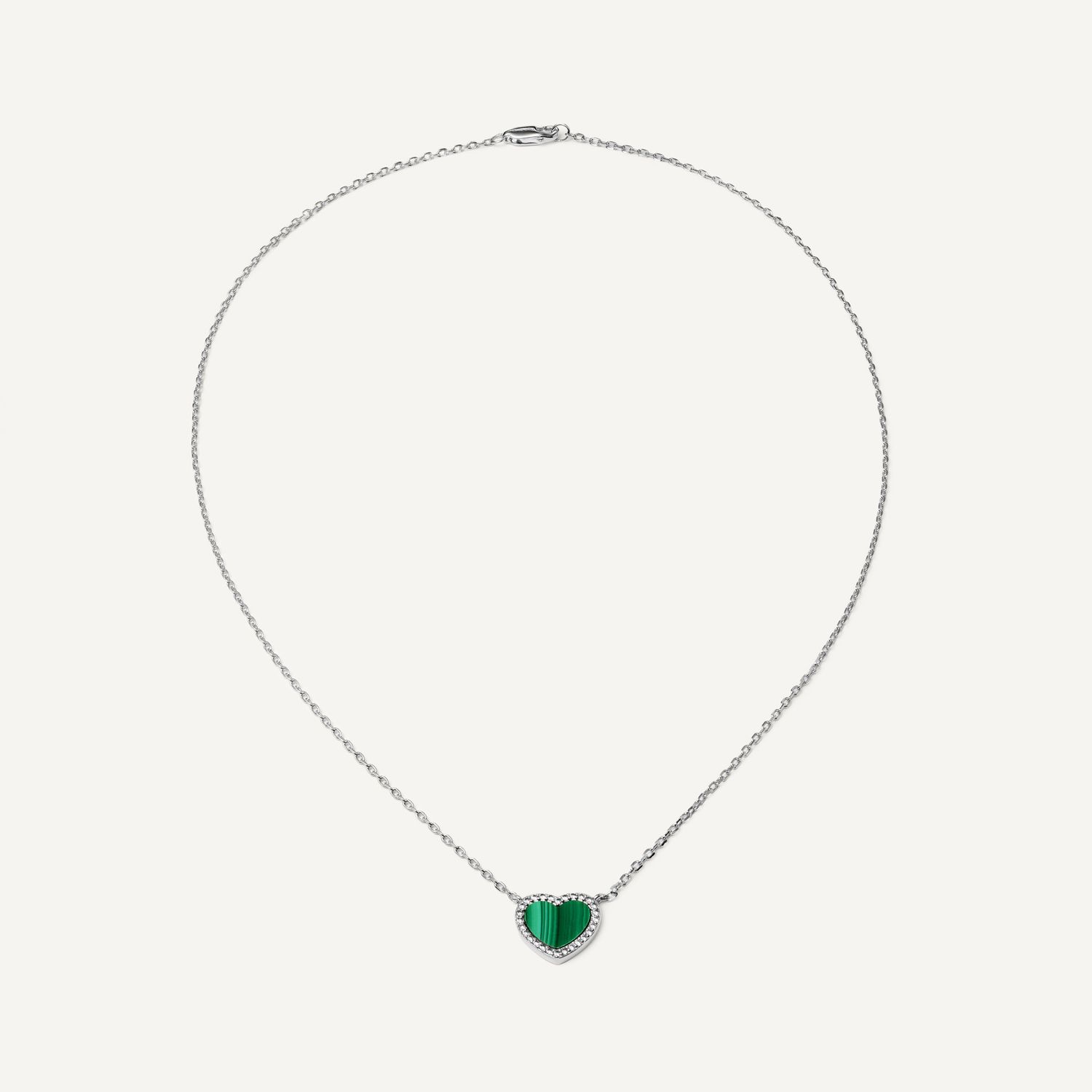 Колье Malachite Heart Necklace