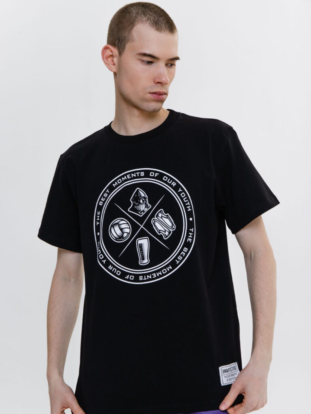 Футболка Unaffected Круг 2.0 Черная