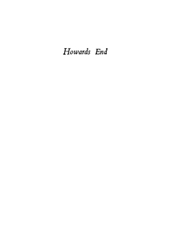 Howards End | E.M. Forster