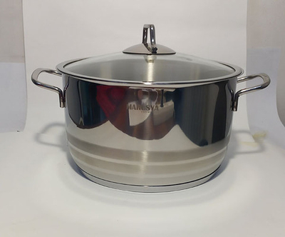 Кастрюля Маруся из нерж.стали 6,3л.