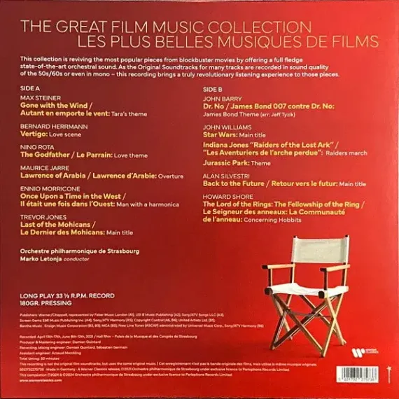 Various Artists Cinema Classics - Iconic Film Scores LP