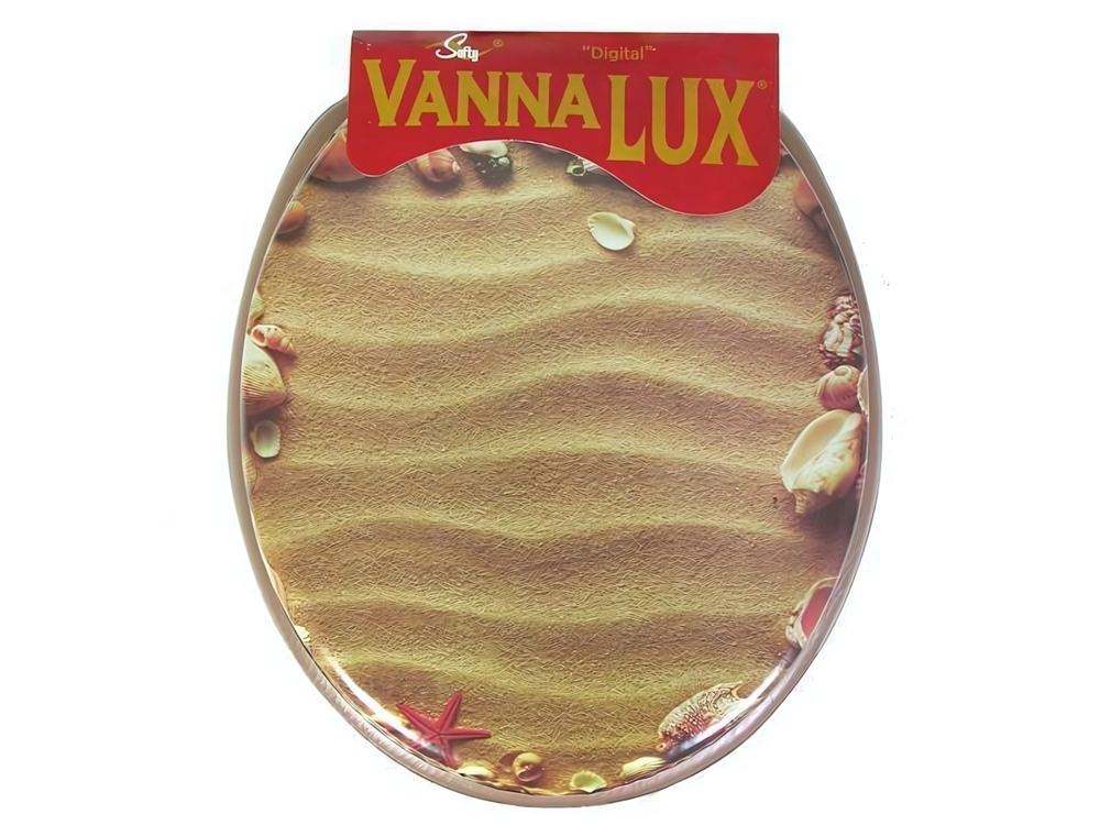 Сиденье для унитаза с крышкой мягкое коричневое в ассортименте