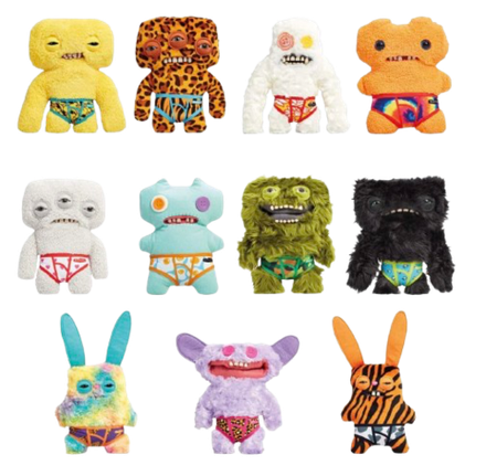 Рандомный Плюшевый брелок-монстр Fuggler Annoyed Alien в трусах