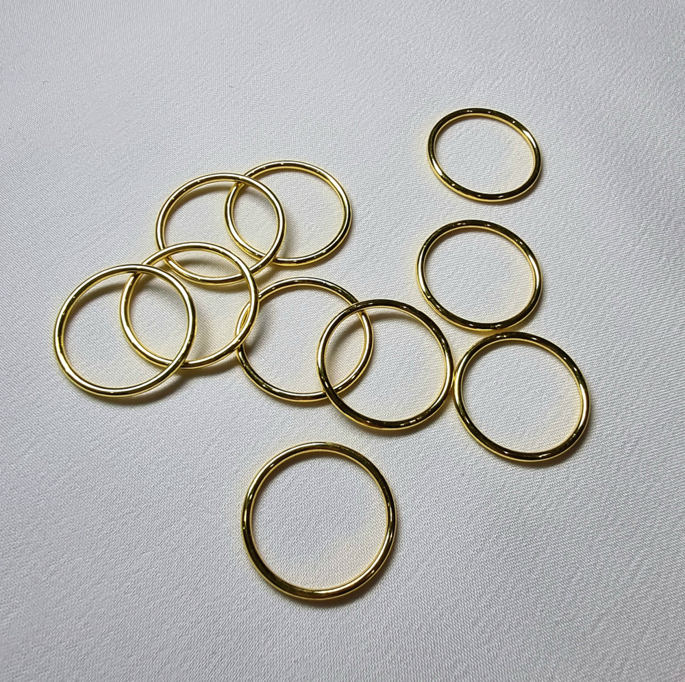 Кольцо золото 20 мм