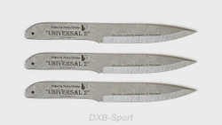 Universal throwing knives set by Dmitry Melnikov to order