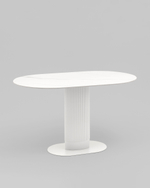 Стол обеденный Mystery 130х80 см белый керамика