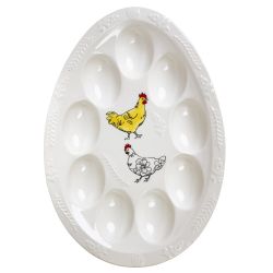 GAEM Тарелка для 9-ти яиц, L20 W28,5 H3 см