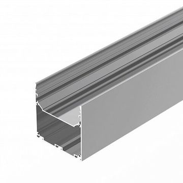 Профиль для светодиодных лент и линеек 2.5м 056348 LINE-M-7575-2500 ANOD серебристый Arlight