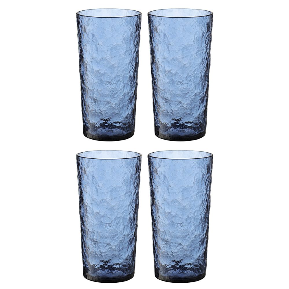 Набор стаканов из акрила Arctic, 540 мл, синий, 4 шт.