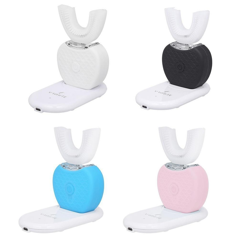 Электрическая зубная щетка капа с док-станцией для зарядки