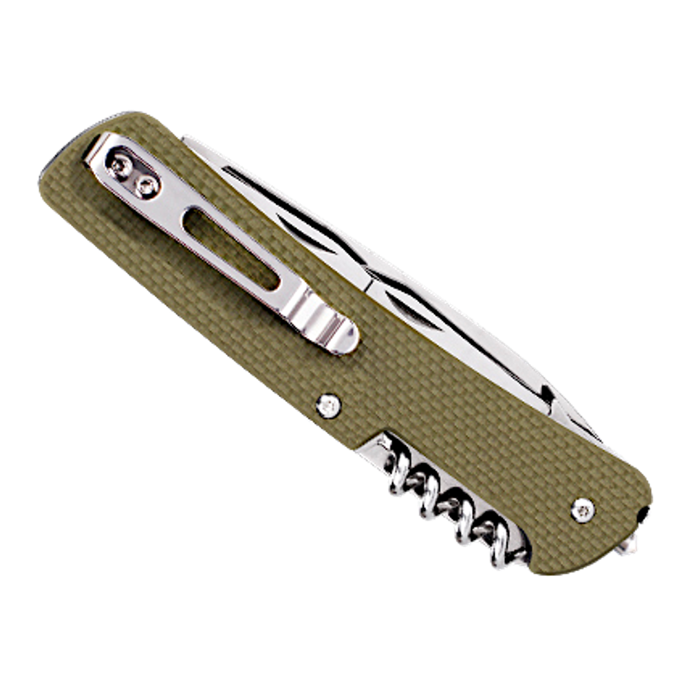 Нож multi-functional Ruike L21-G 12C27 Зелёный (12 инструментов) ----