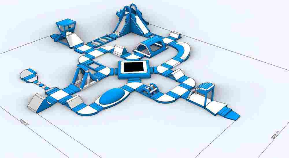 Аквапарк на воде “Пляжное путешествие 2”