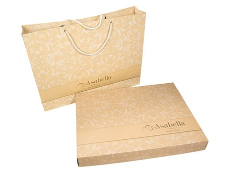 Постельное белье 595 Asabella 2 спальное евро Белый