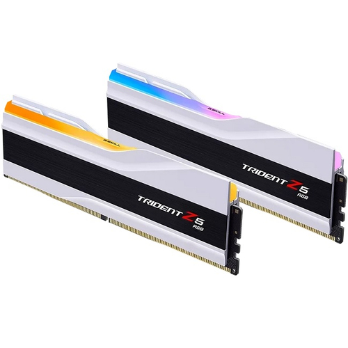 Модуль памяти DIMM DDR5 64Gb, 6000Mhz, 2x32Gb, G.Skill Trident Z5 RGB White (F5-6000J2836G32GX2-TZ5RW)