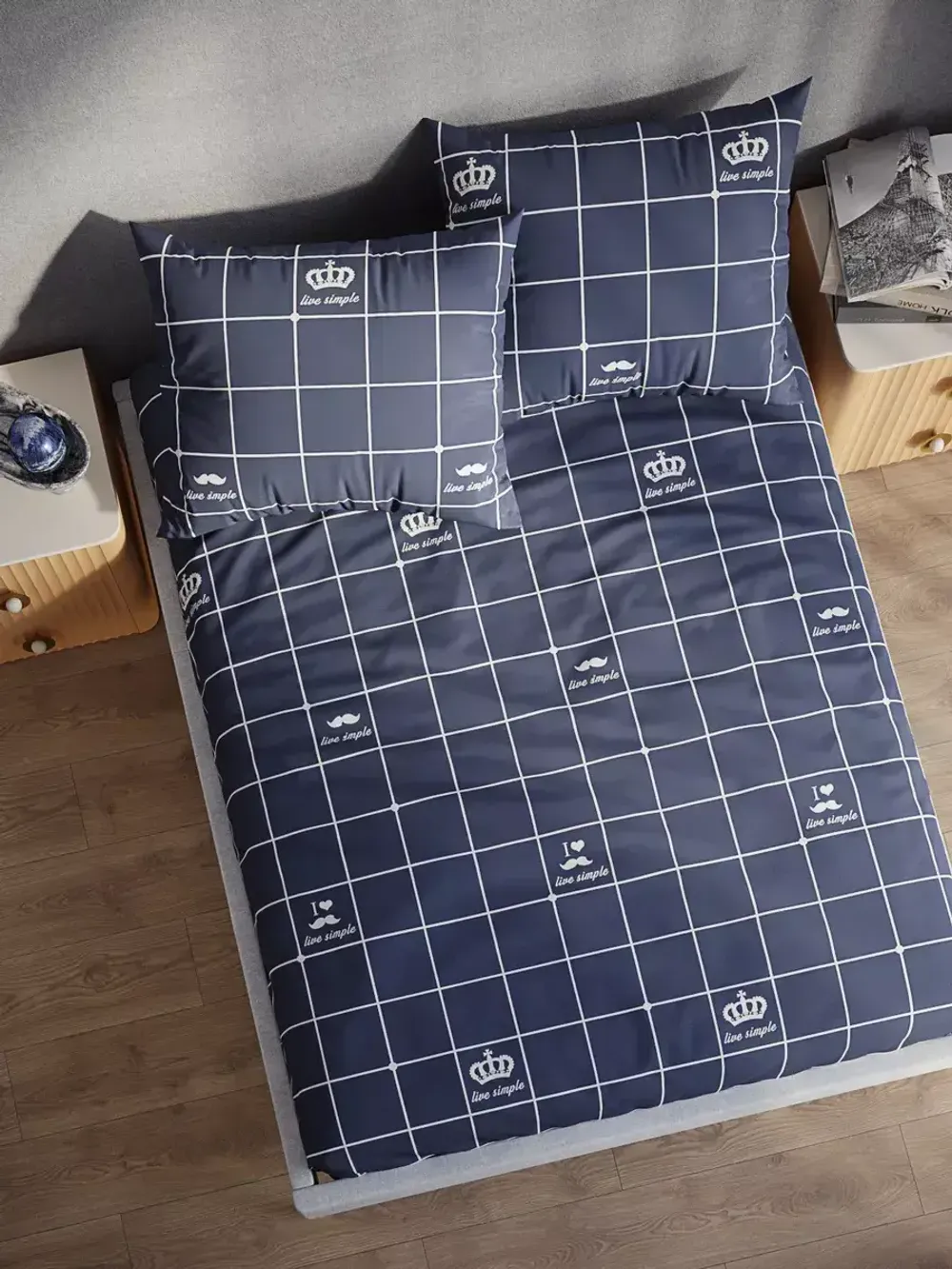 Постельное белье Полисатин Мечта "Queen" 1,5-сп Наволочка 50х70 см 1 шт Простынь 150x215 смПододеяльник 145x215 см