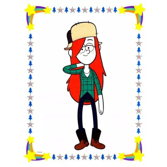 Э.Гравити.Раскраска №4.Мэйбл с Пухлей(с накл.)