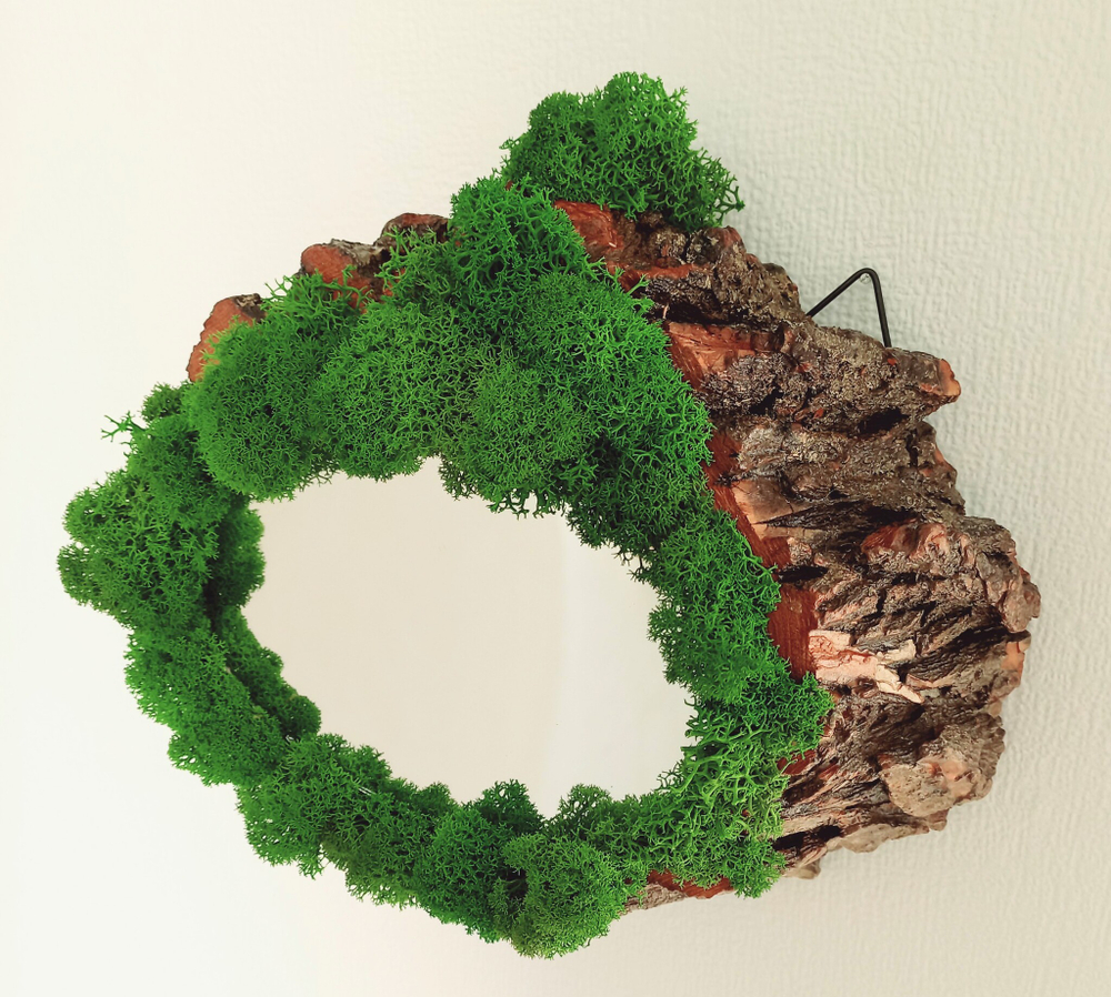 Панно с мхом настенное